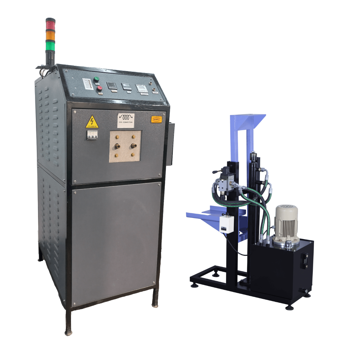 Induction Based Shrink Fitting Machine For Shaft Insert Engine Gear